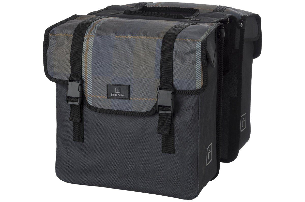 Fastrider Tas dubbel FR Dex basics check 36ltr 34x35x15 20110101-622 Zwart